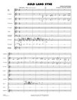 Auld Lang Syne - Full Score