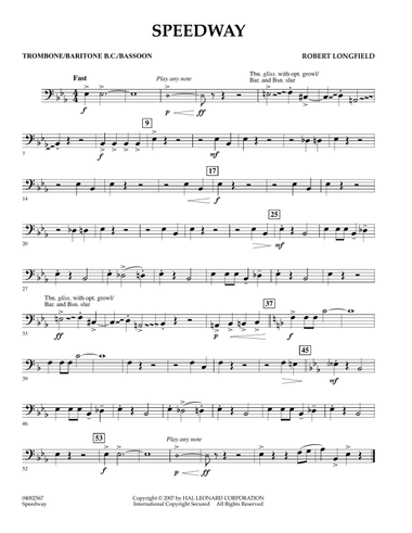 Speedway - Trombone
