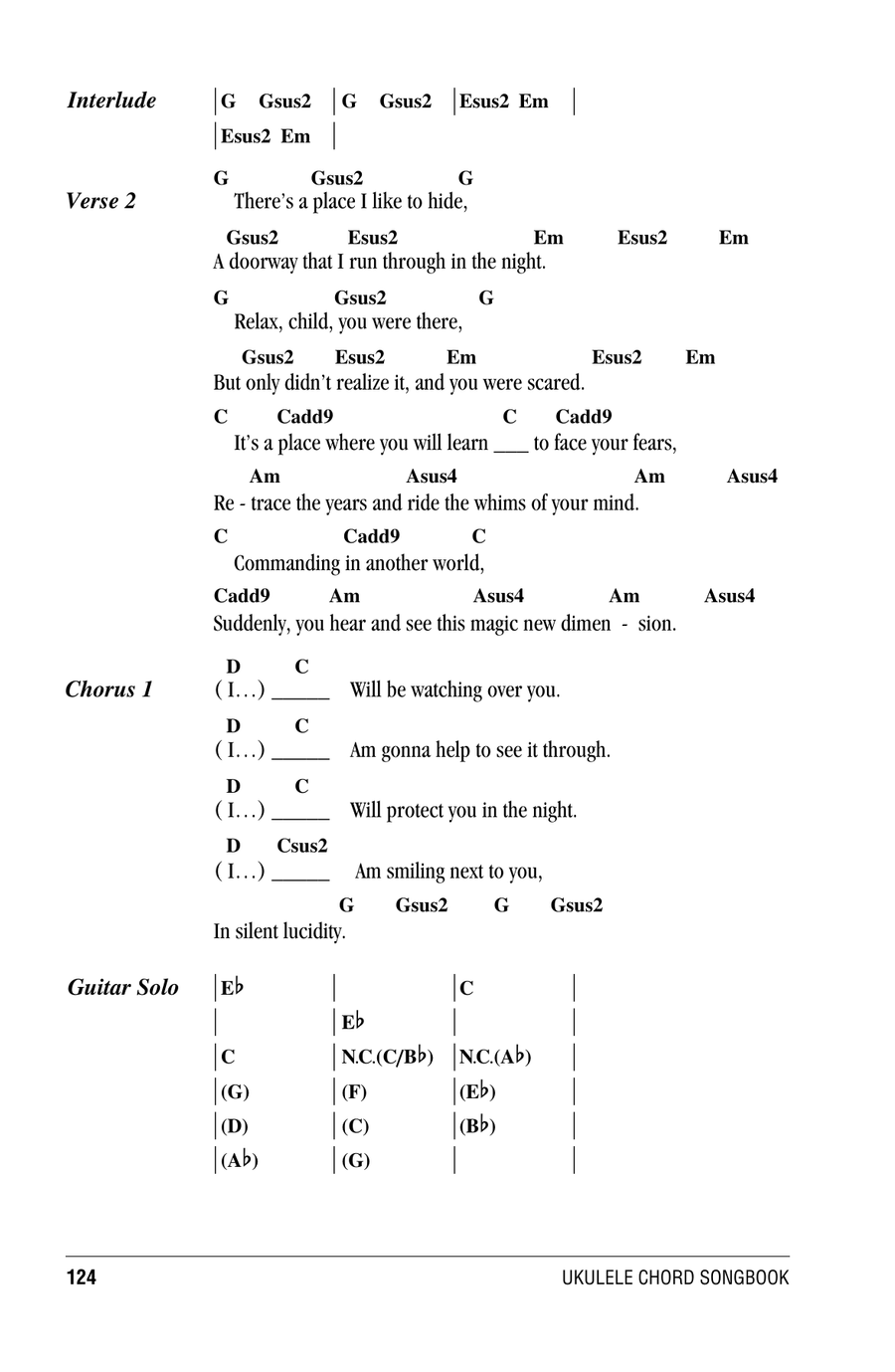 Silent Lucidity Ukulele scores gallery preview page 2