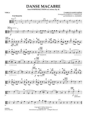 Danse Macabre - Viola