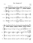 Trio Sonata in F