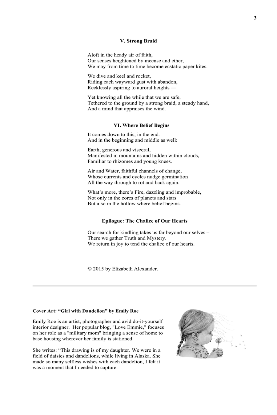 Kindling: Small Reflections on a Limitless Faith 4-Part scores gallery preview page 6