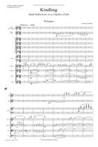 Kindling: Small Reflections on a Limitless Faith 4-Part scores gallery preview page 7