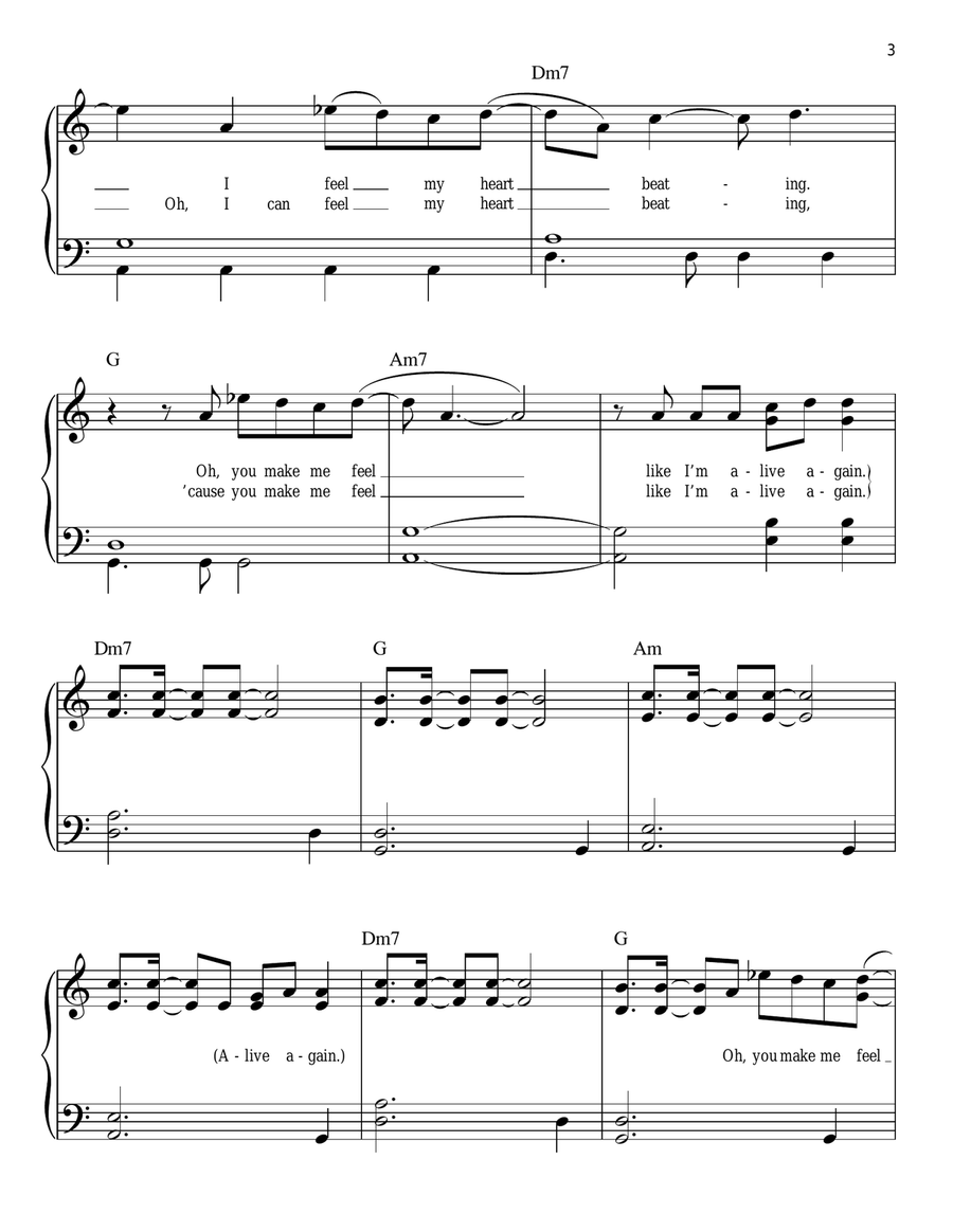 Adventure Of A Lifetime Adventure Of A Lifetime Easy Piano scores gallery preview page 3