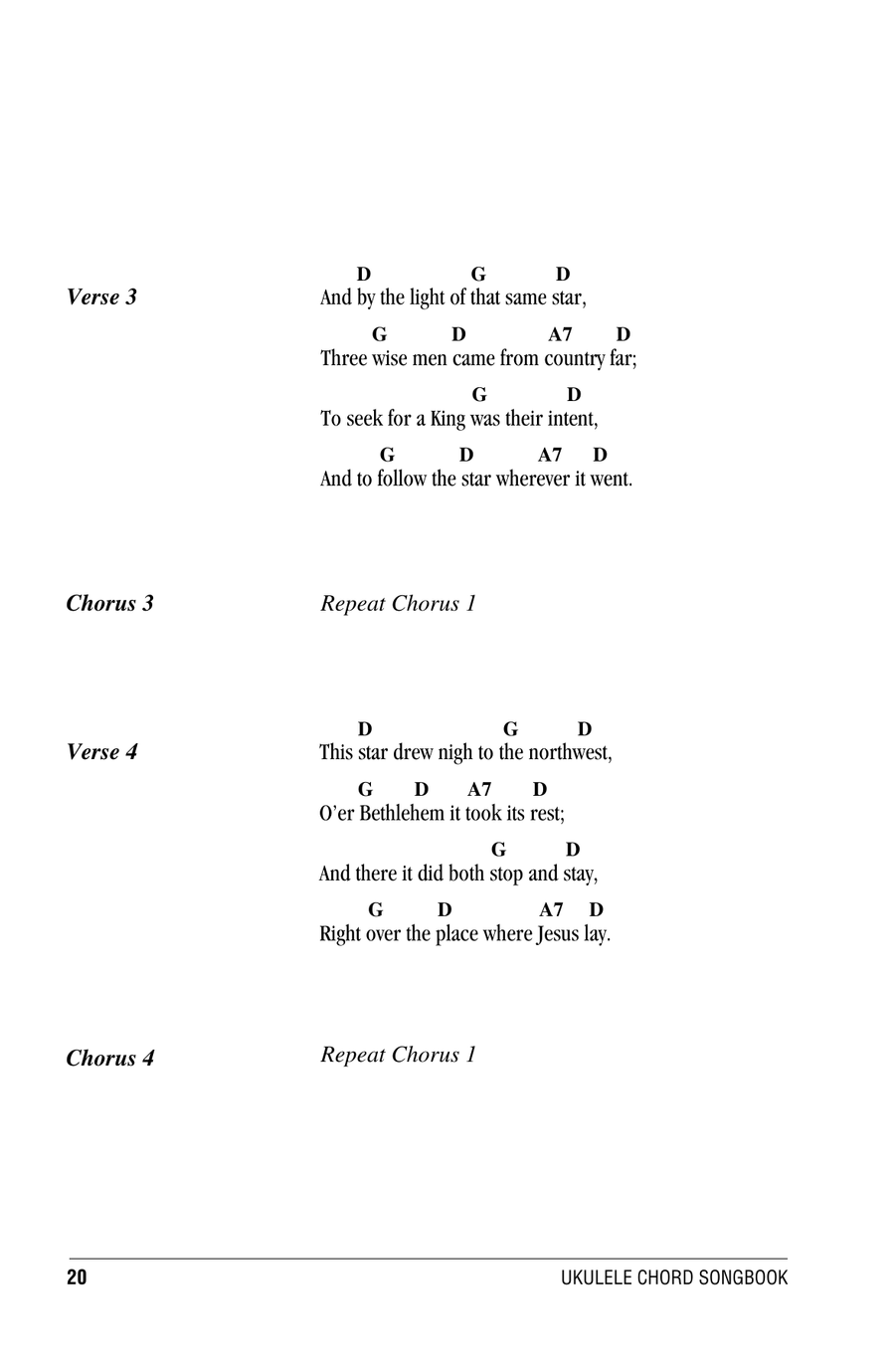 The First Noel Ukulele scores gallery preview page 2