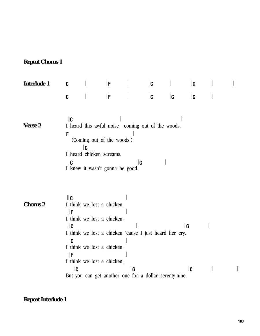 Sic 'Em On A Chicken Sic 'Em On A Chicken Ukulele scores gallery preview page 2