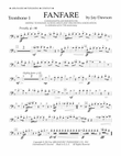 Fanfare - Trombone 1