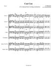 Can Can for Mixed Level String Orchestra