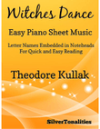 Witches Dance Opus 4 Number 2 Easy Piano Sheet Music