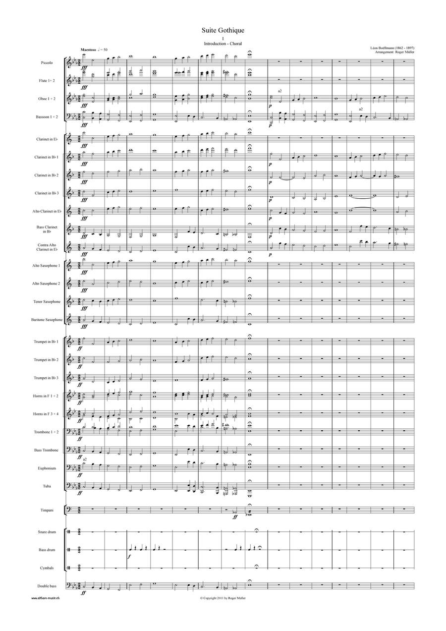 Suite Gothique Suite Gothique Concert Band scores gallery preview page 3