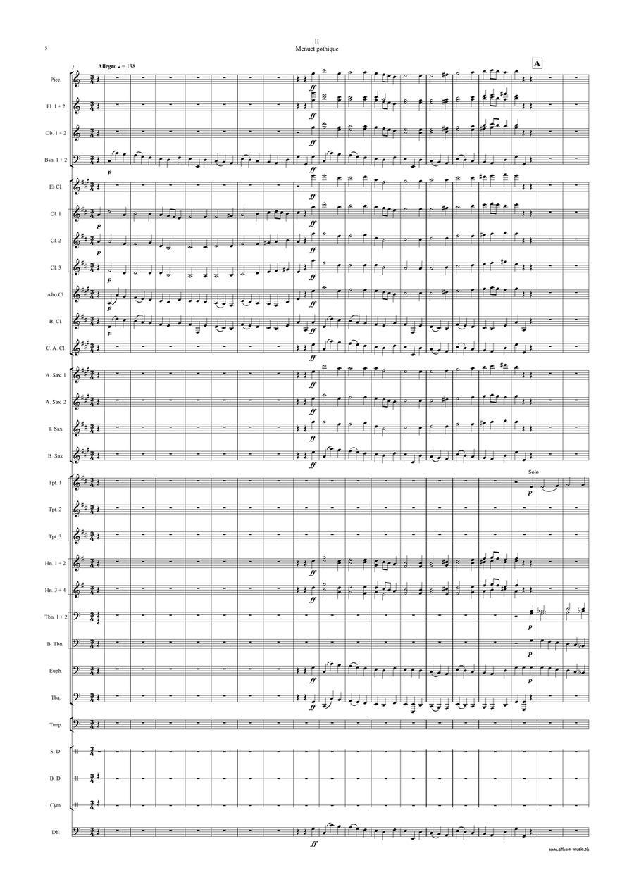 Suite Gothique Suite Gothique Concert Band scores gallery preview page 6