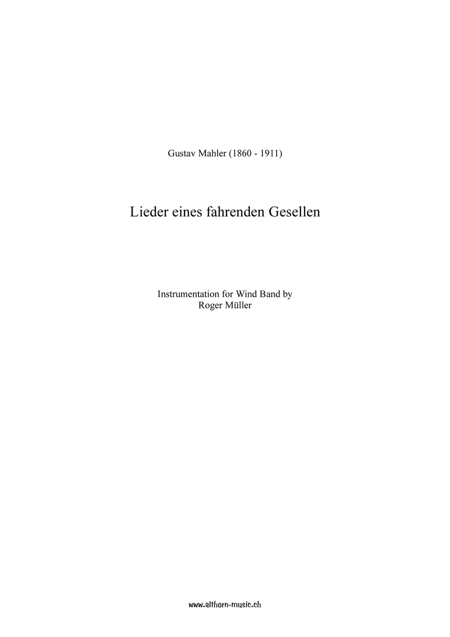 Lieder eines fahrenden Gesellen Concert Band scores gallery preview page 2