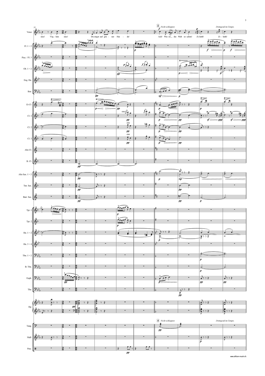 Lieder eines fahrenden Gesellen Concert Band scores gallery preview page 6