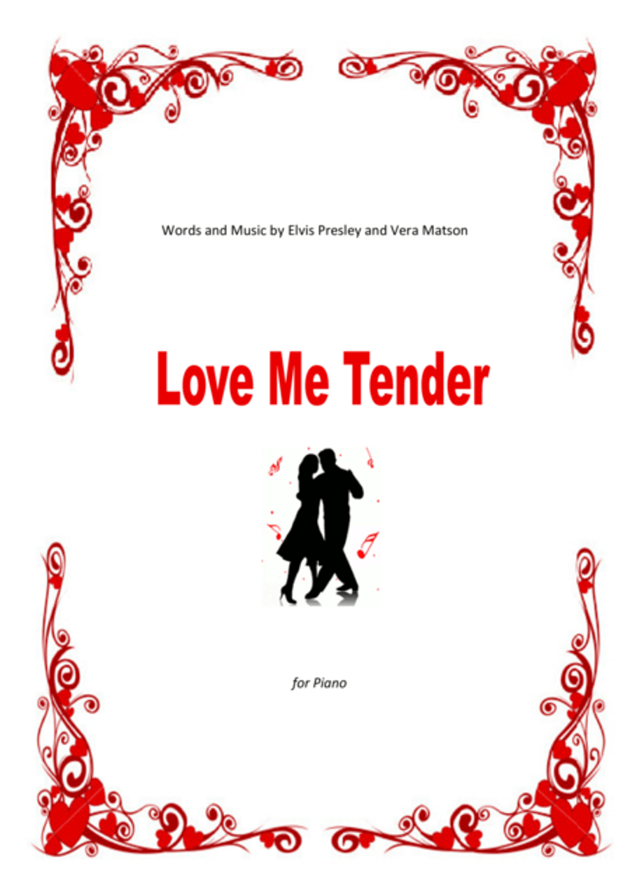 Love Me Tender Piano Solo scores gallery preview page 1