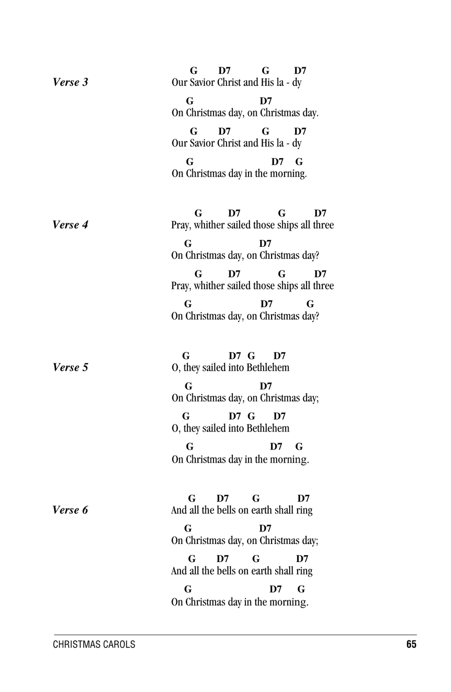 I Saw Three Ships I Saw Three Ships Ukulele scores gallery preview page 2