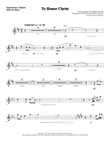 To Honor Christ - Soprano Sax/Clarinet(sub oboe)