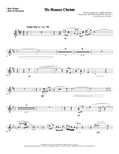 To Honor Christ - Bass Clarinet (sub. Bassoon)