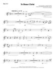 To Honor Christ - F Horn 1 & 2