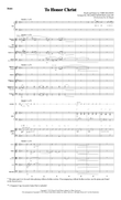 To Honor Christ - Full Score