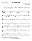 To Honor Christ - Capo Guitar