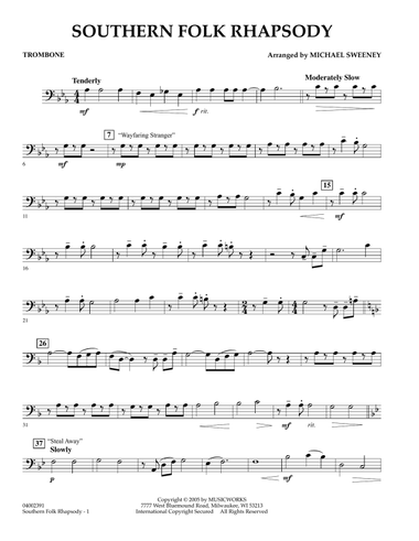 Southern Folk Rhapsody - Trombone