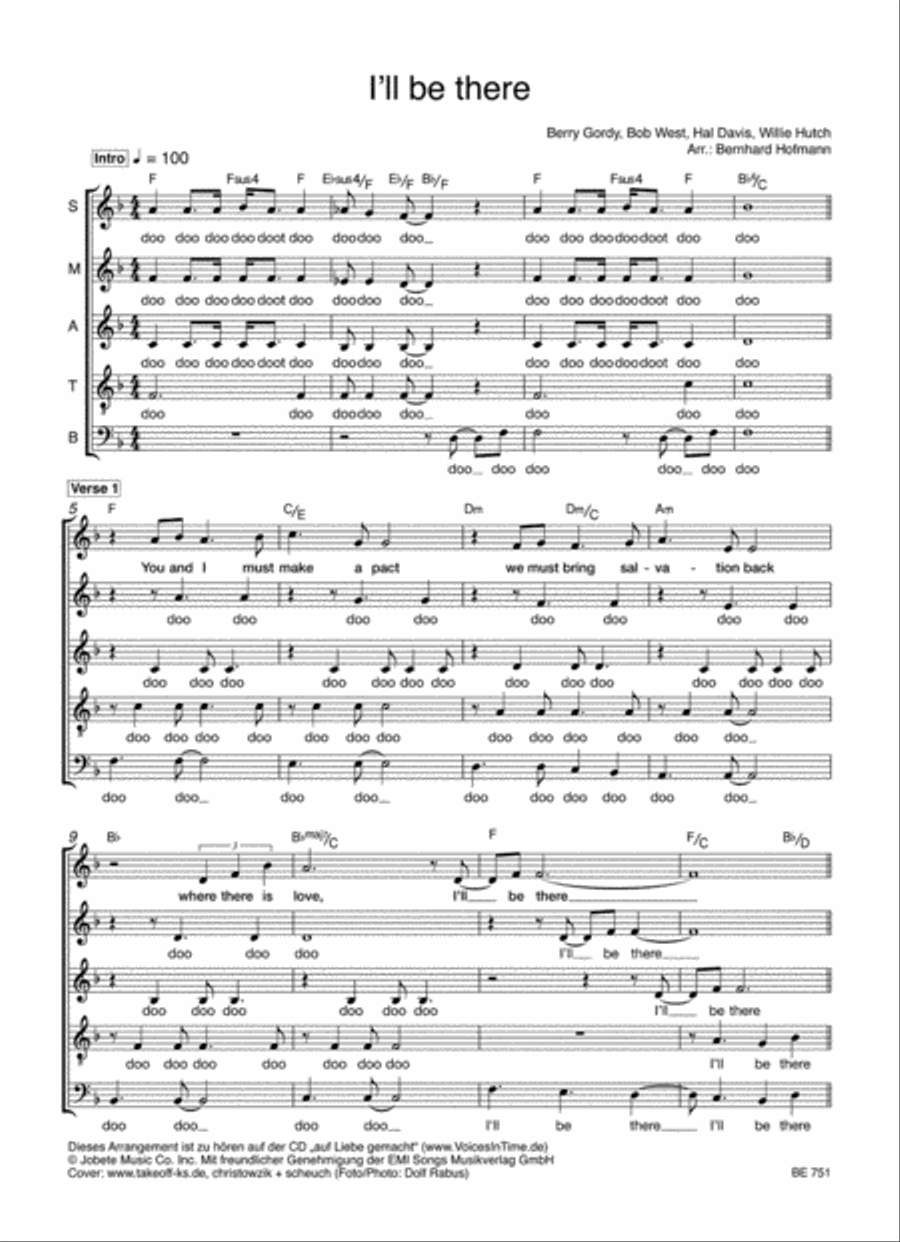 I'll be there Mixed Choir scores gallery preview page 2
