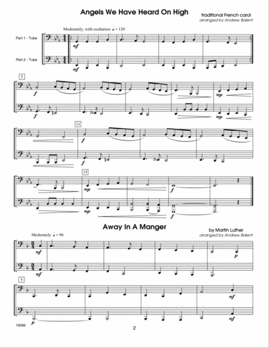 Christmas FlexDuets - Tuba Tuba scores gallery preview page 1