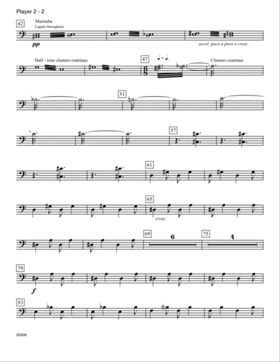 Afro-Latin Dance - Percussion 2 Percussion scores gallery preview page 2