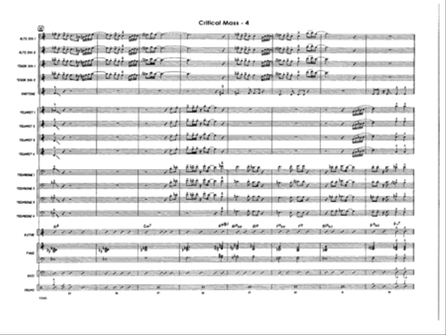 Critical Mass - Full Score Score scores gallery preview page 5