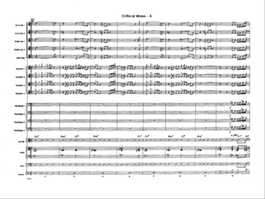 Critical Mass - Full Score Score scores gallery preview page 6