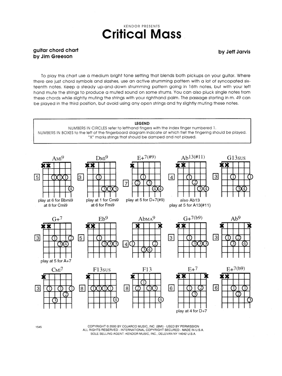 Critical Mass - Guitar Acoustic Guitar scores gallery preview page 1