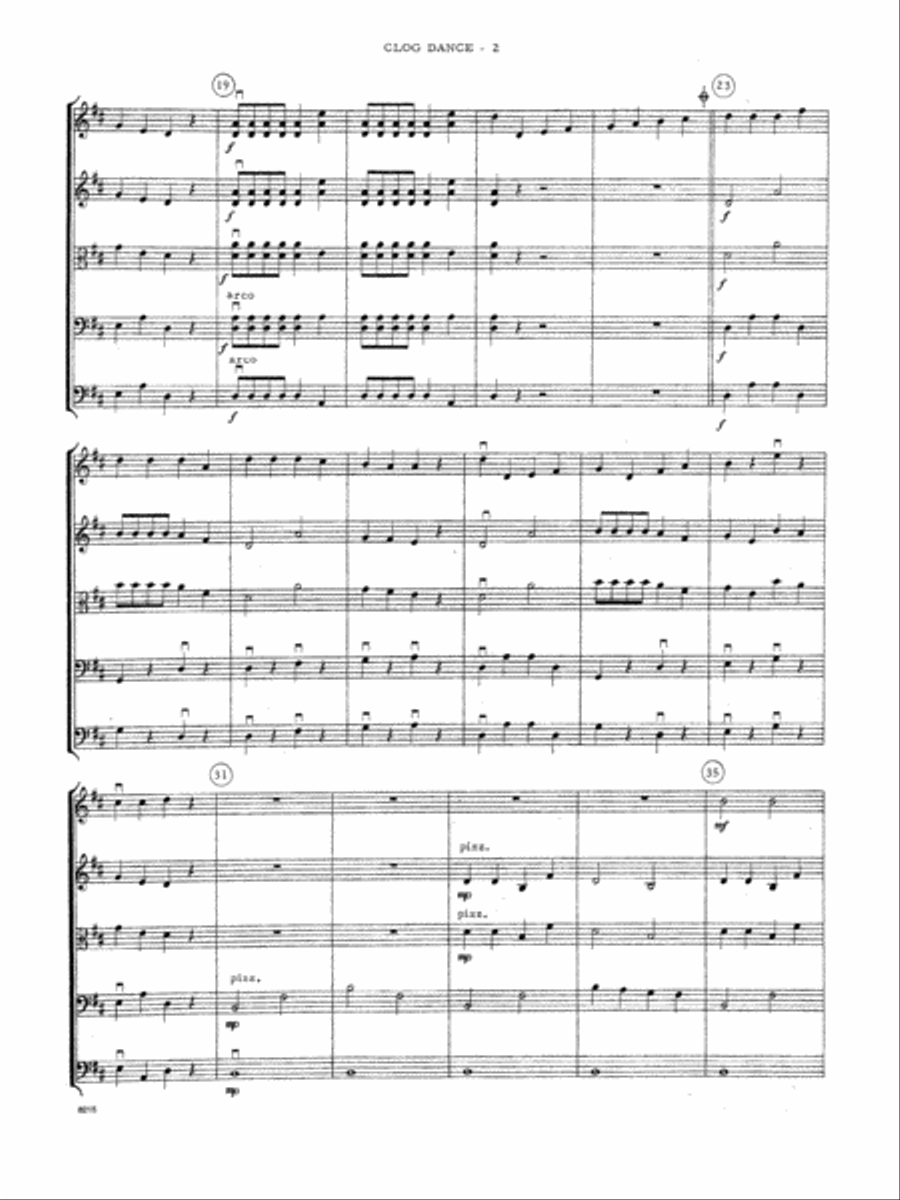 Clog Dance - Full Score Score scores gallery preview page 3