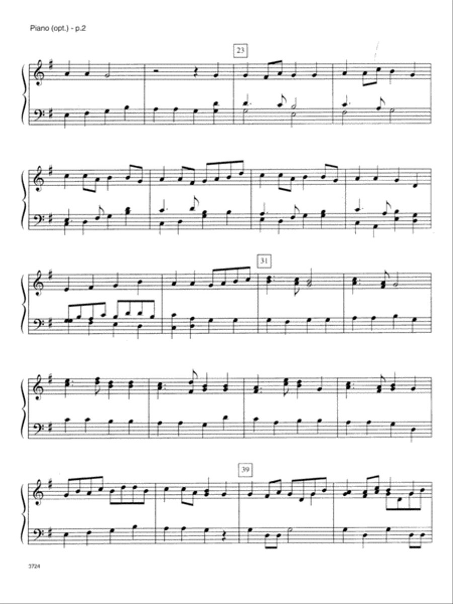 Tallis Canon And Variations - Piano Easy Piano scores gallery preview page 2