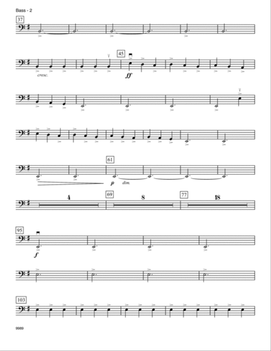 Carol of the Bells - Bass Part scores gallery preview page 2