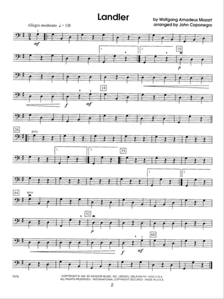 Kendor Concert Favorites - Cello Cello scores gallery preview page 3