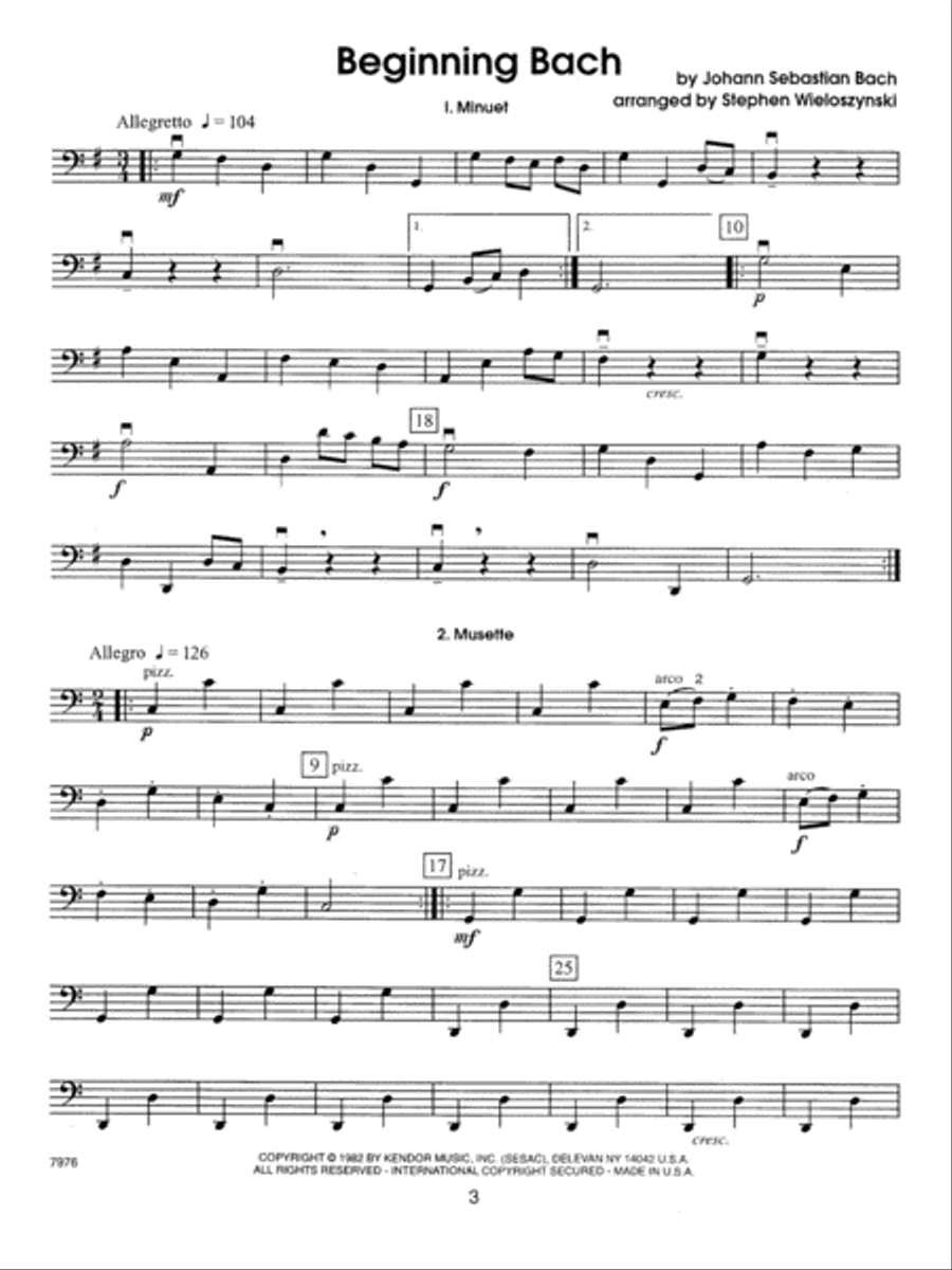 Kendor Concert Favorites - Cello Cello scores gallery preview page 4