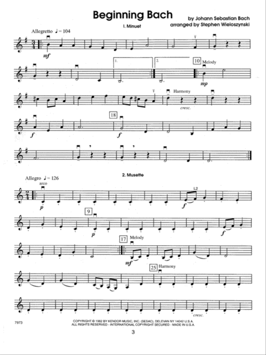 Kendor Concert Favorites - 2nd Violin Violin Solo scores gallery preview page 4