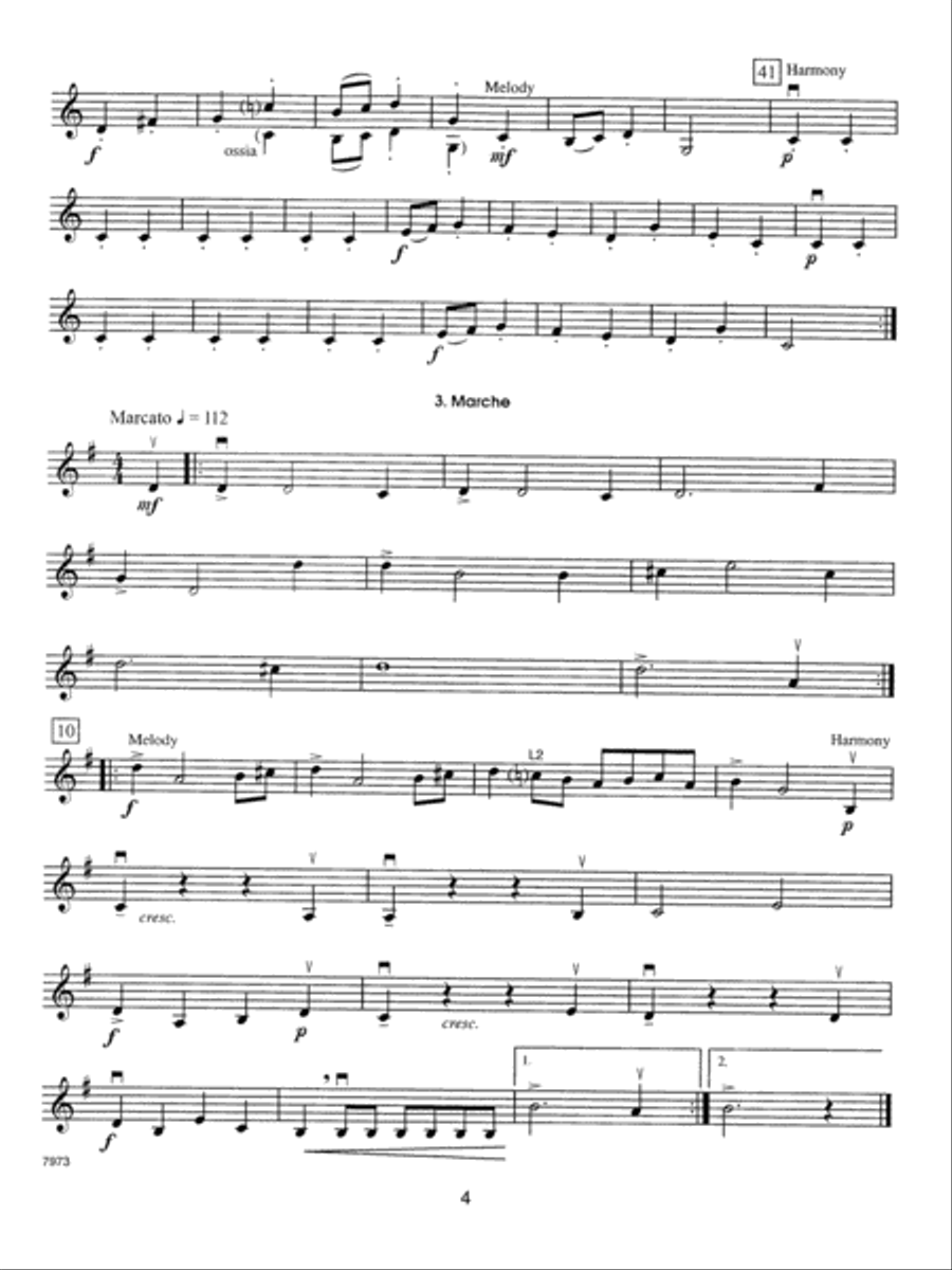 Kendor Concert Favorites - 2nd Violin Violin Solo scores gallery preview page 5