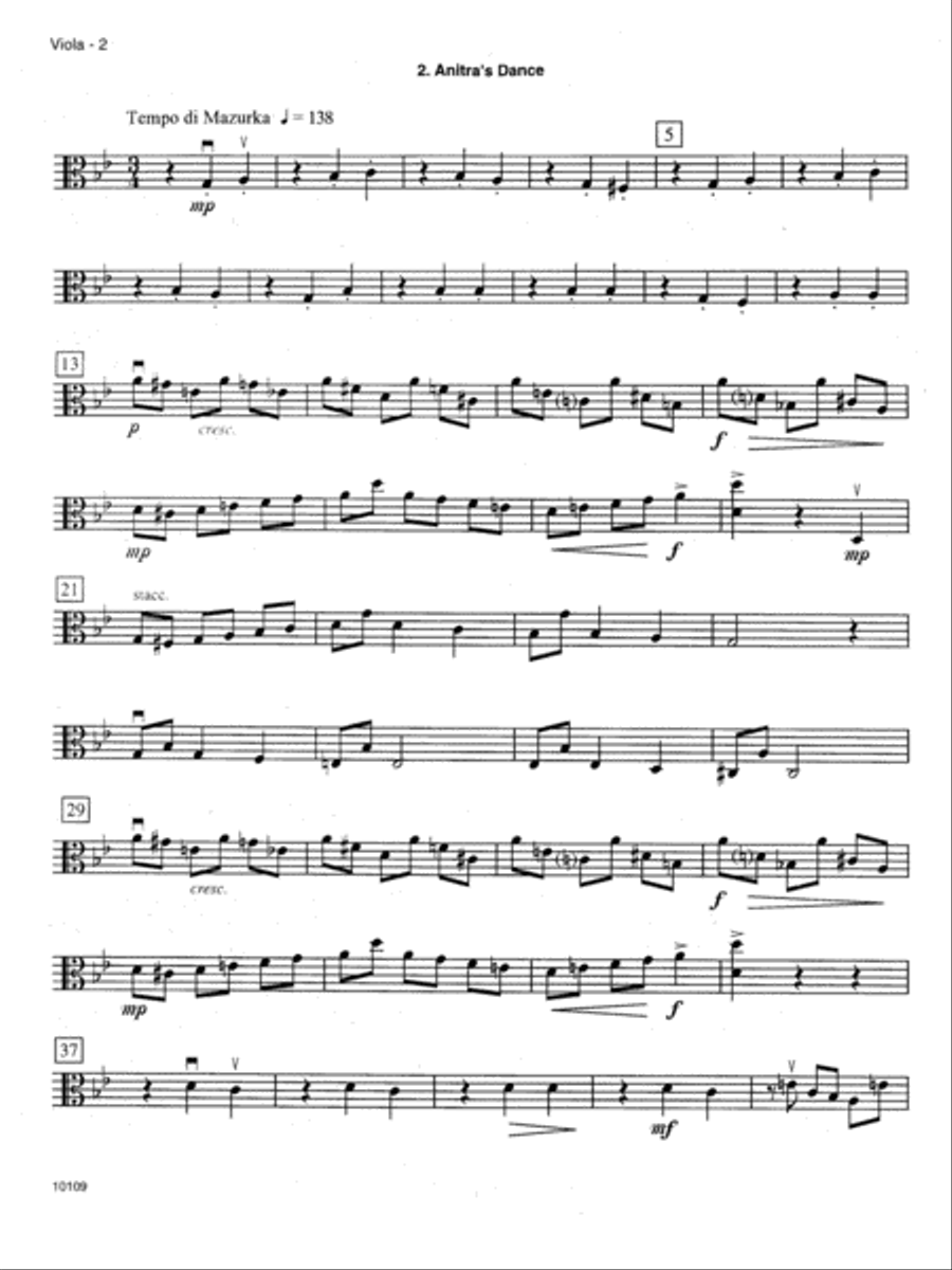 Peer Gynt Suite - Viola Viola scores gallery preview page 2
