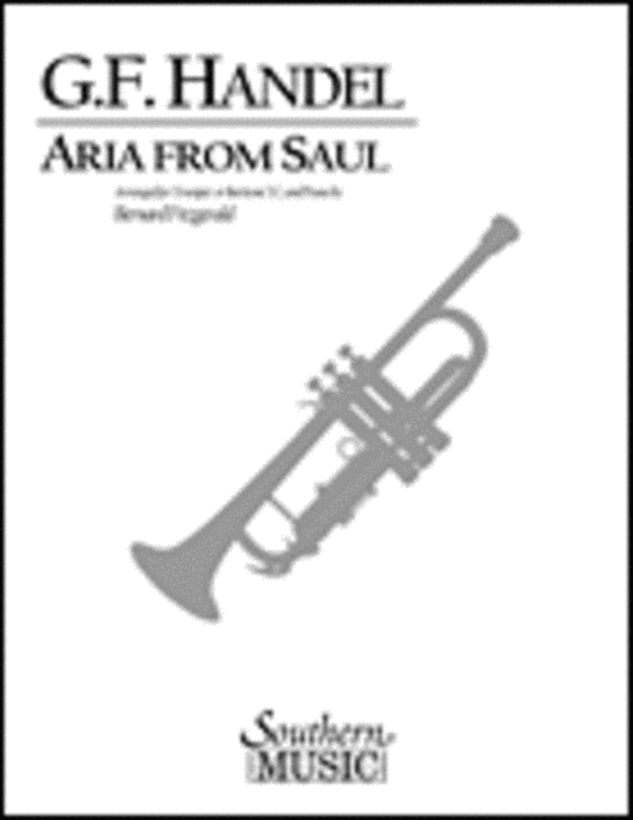 Aria from Saul Trumpet scores gallery preview page 1