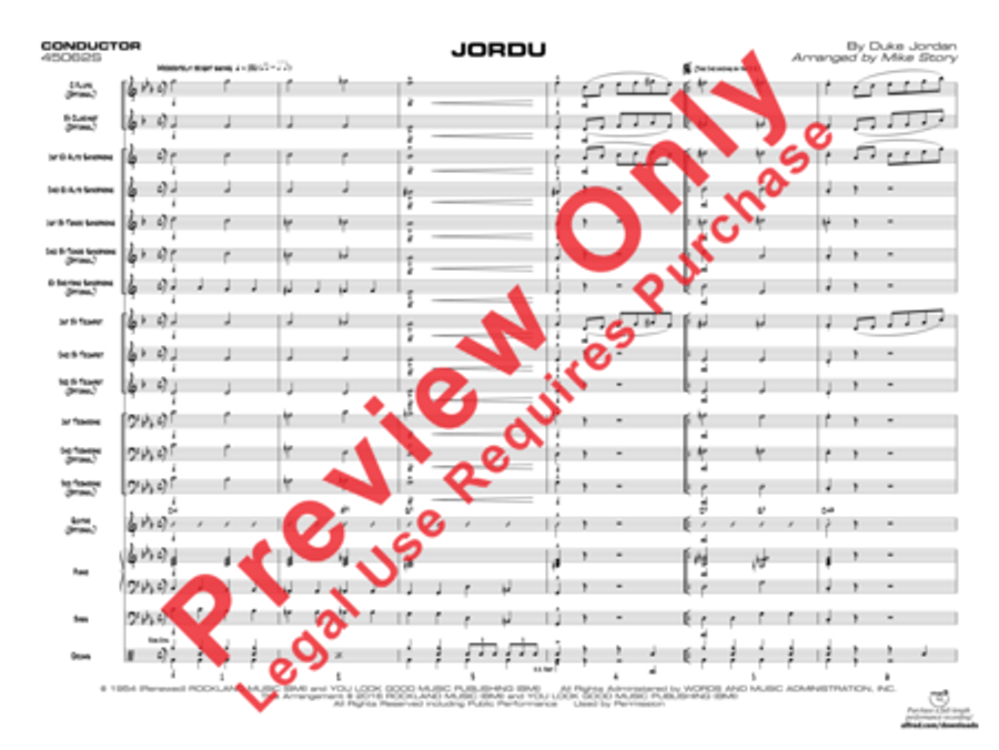 Jordu Jordu Jazz Ensemble scores gallery preview page 4