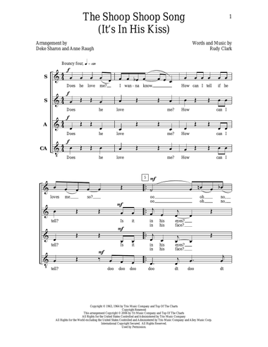 The Shoop Shoop Song (it's In His Kiss)