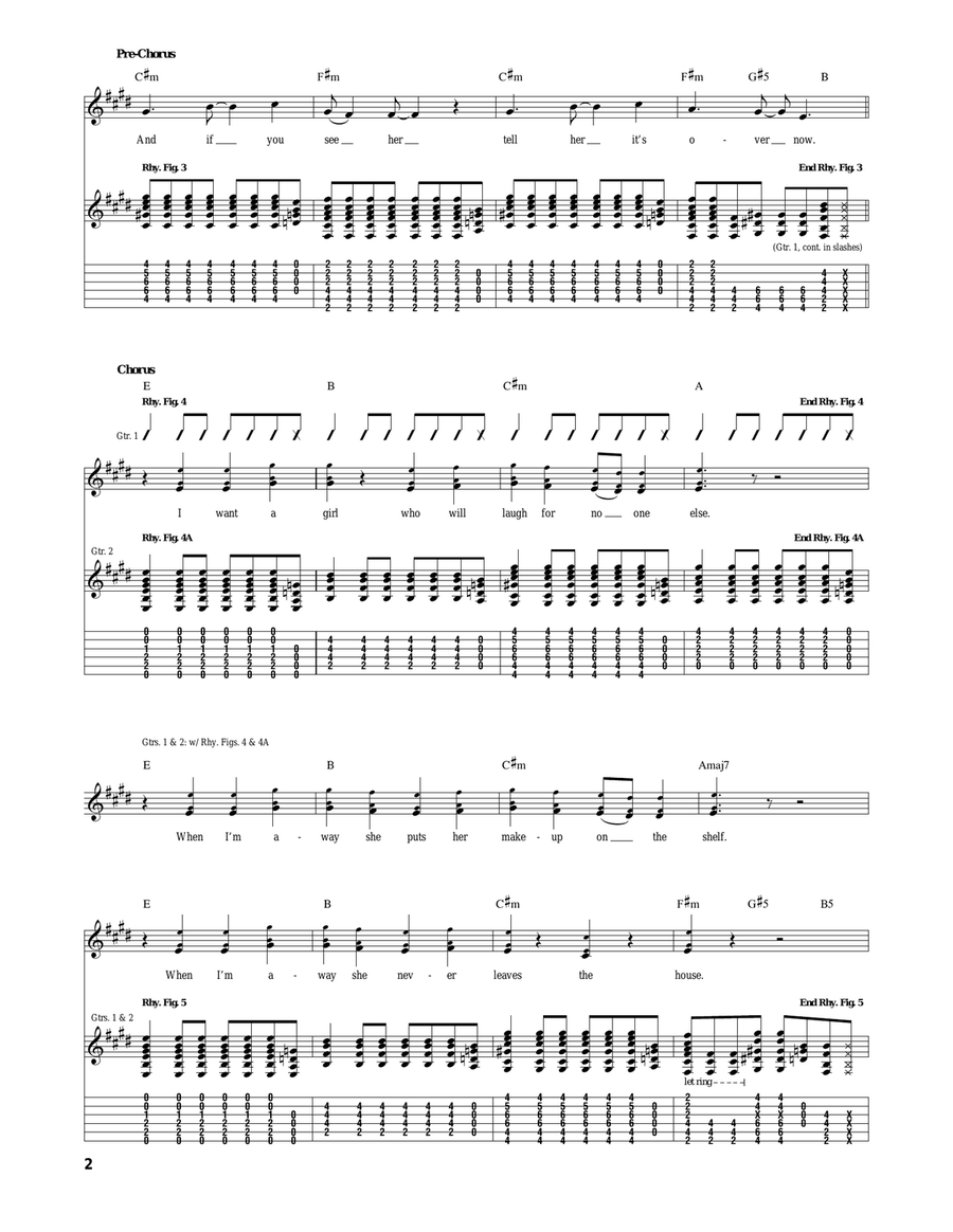 No One Else Acoustic Guitar scores gallery preview page 2