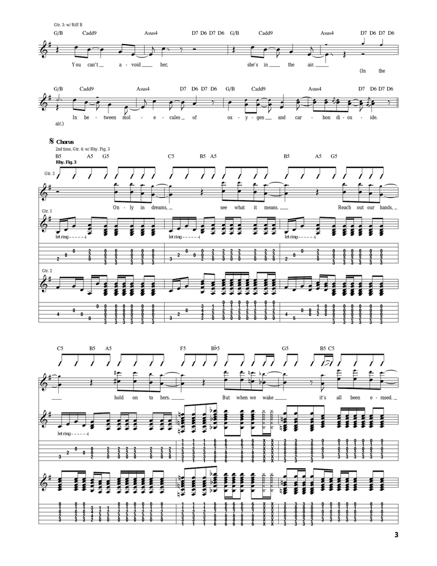 Only In Dreams Only In Dreams Acoustic Guitar scores gallery preview page 3