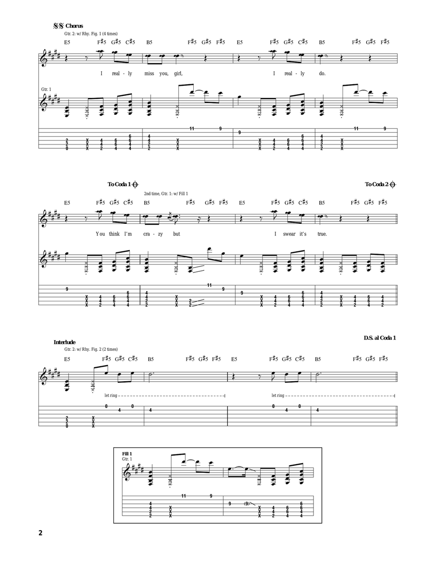 I Swear It's True I Swear It's True Acoustic Guitar scores gallery preview page 2