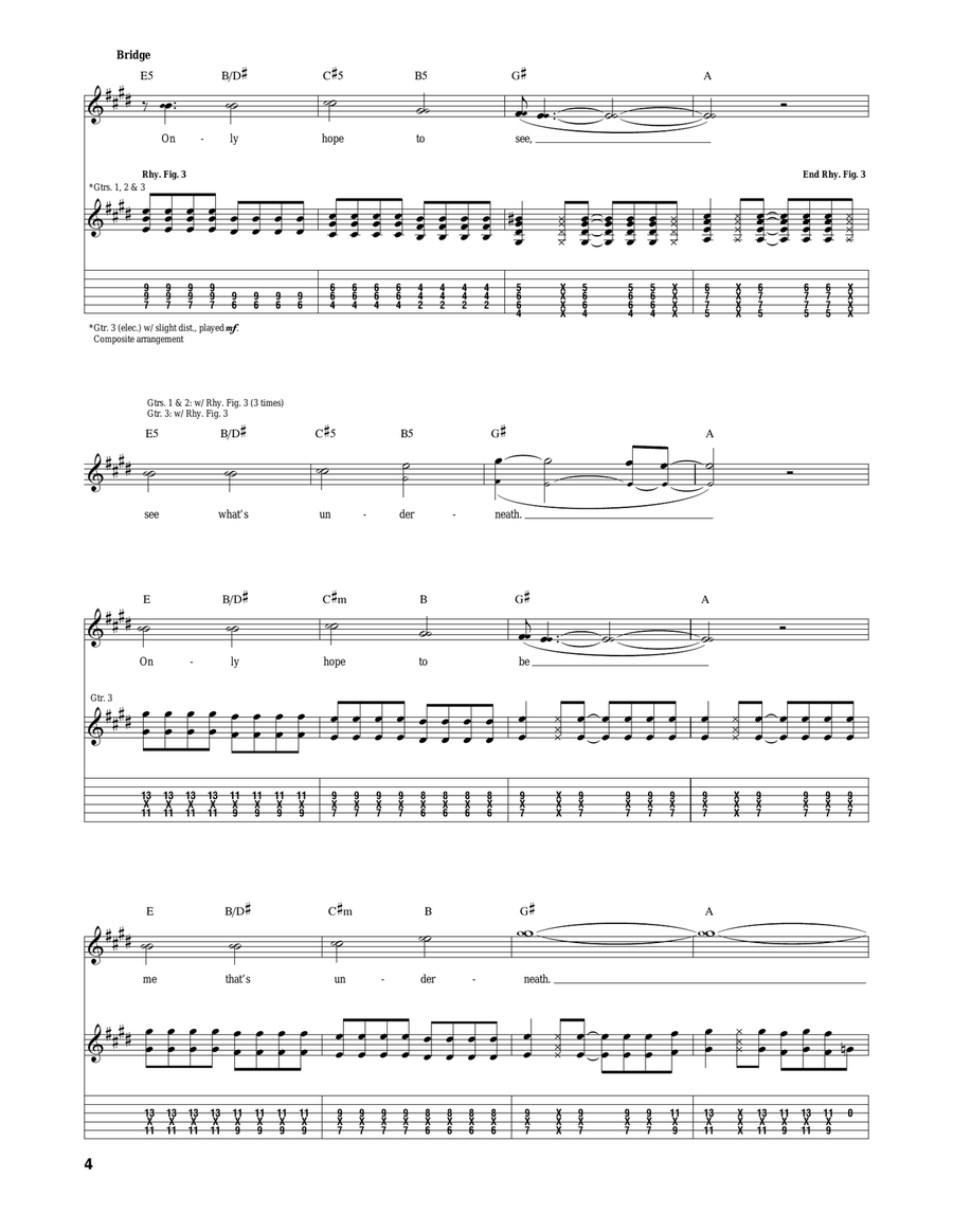 Paperface Paperface Acoustic Guitar scores gallery preview page 4