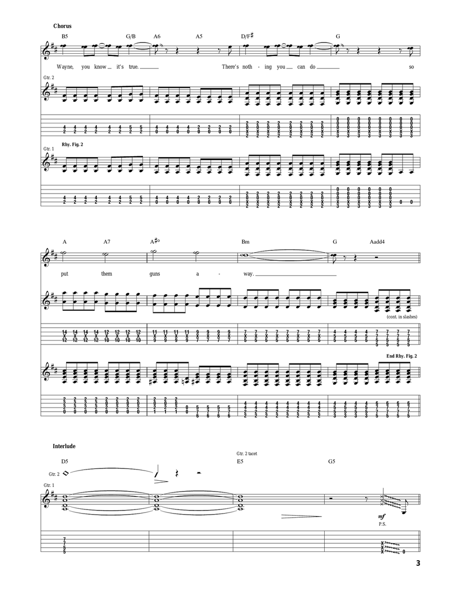 Lullaby For Wayne Lullaby For Wayne Acoustic Guitar scores gallery preview page 3
