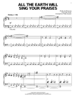 All The Earth Will Sing Your Praises [Jazz version] (arr. Phillip Keveren)