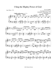 I Sing the Mighty Power of God (ELLACOMBE), Low/Medium Voice, arr. Brenda Portman