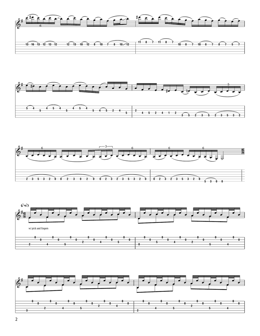 Chupacabra Chupacabra Acoustic Guitar scores gallery preview page 2